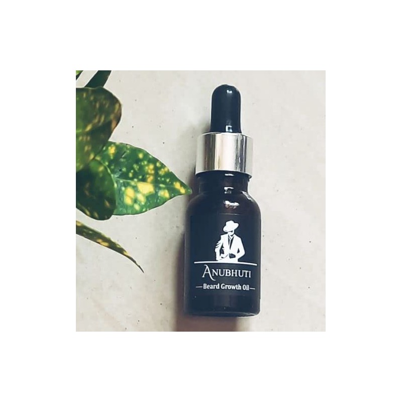 ANUBHUTI Beard Growth Oil Hair Care (15ml Pack)