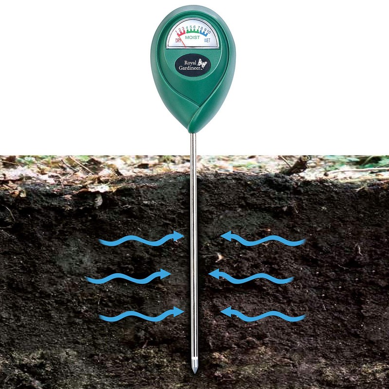 Royal Gardineer Humidity meter: Plant Soil Moisture Meter Set of