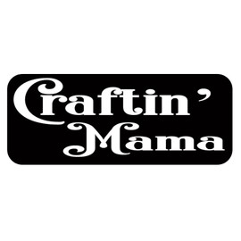 Craftin Mama TP013 vinyl 8" Decal Sticker pregnant baby on board mom motherhood