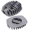 2Pcs Air Compressor Cylinder Head 2.5P/3P/5P/6P DoubleCylinder Cover Accessories