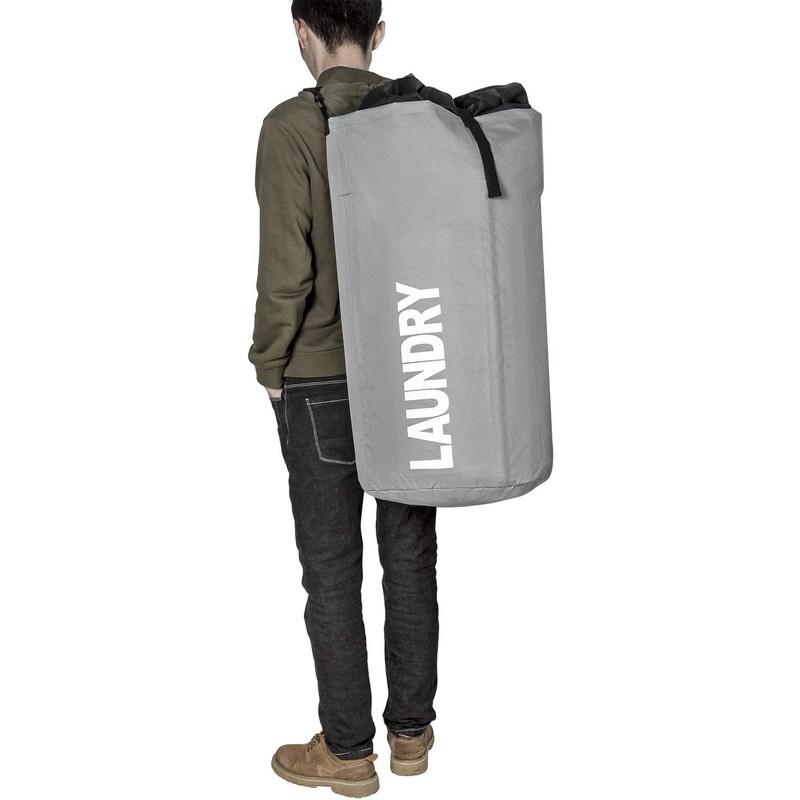 WISHPOOL Bolsa de lavandería extragrande de 106 L, bolsa de