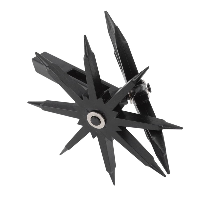 AUHX Garden Aerator, Manual Lawn Aerator, Black