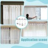 WEBEEDY 12 Pcs Nautical Shower Curtain Hooks Rust Proof Skull