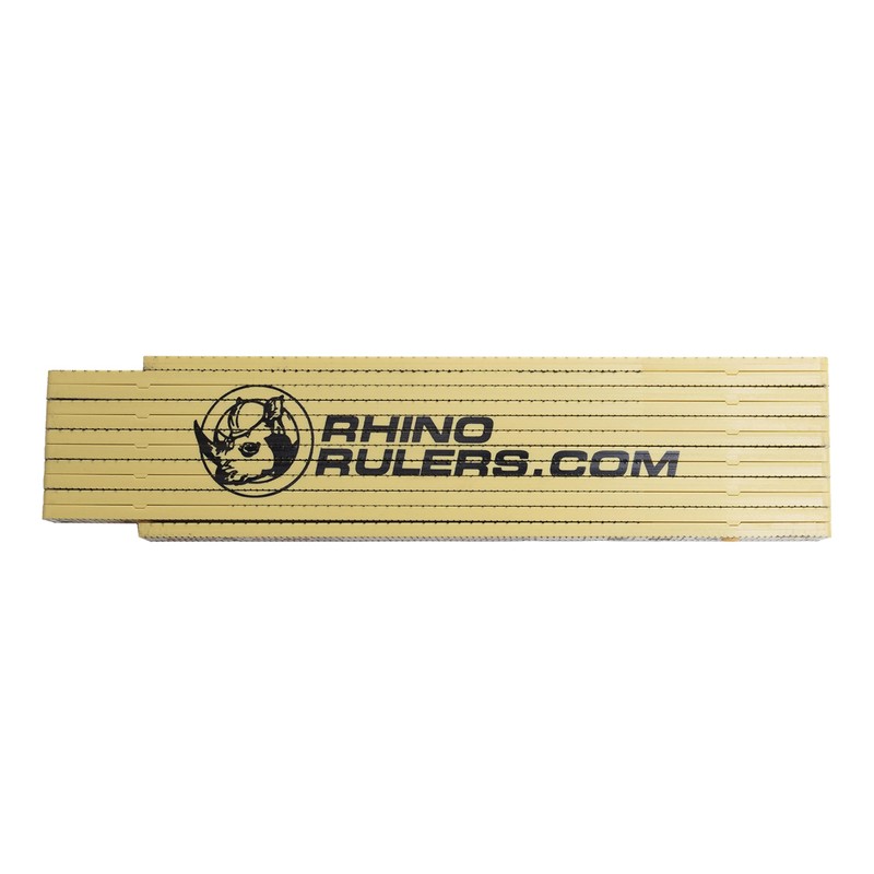 MARSHALLTOWN Rhino Ruler, Folding Engineer's Scale Ruler, Washable Fiberglass, 6645