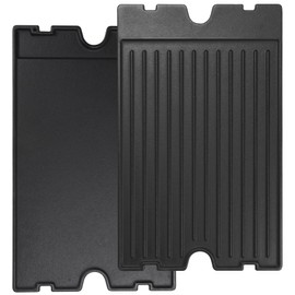 2-in-1 Reversible 19.25” x 11.75” Pre-Seasoned Cast Iron Cooking Griddle for Regal/Imperial Models Grill 11239, Flat Griddle Top Plate for Gas Stove/Charcoal/Electric/Propane/Gas Grill