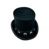 Handmade ROCK STAR SLASH GUITAR COSTUME TOP HAT CONCHO STEEL