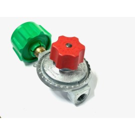 Precimex Adjustable 0-20PSI High Pressure Propane 7003 Regulator Valve w/ QCC1 Type 1 POL