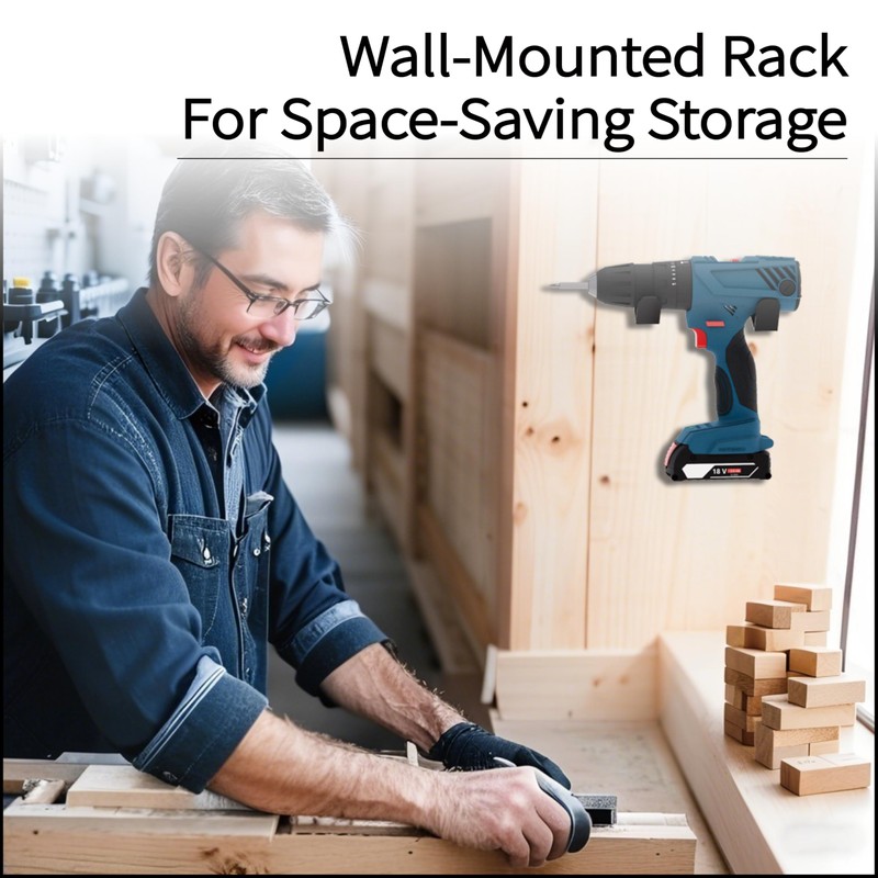 Vakonyx Drill Holder, Heavy Duty Steel Drill Dock Wall Mount,