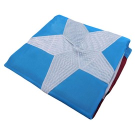 3x5 Light Blue Puerto Rico Premium 3'x5' Nylon 210D Embroidered Flag Banner