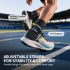 CAMBIVO Ankle Brace with Adjustable Bands, Ankle Bandage for Right