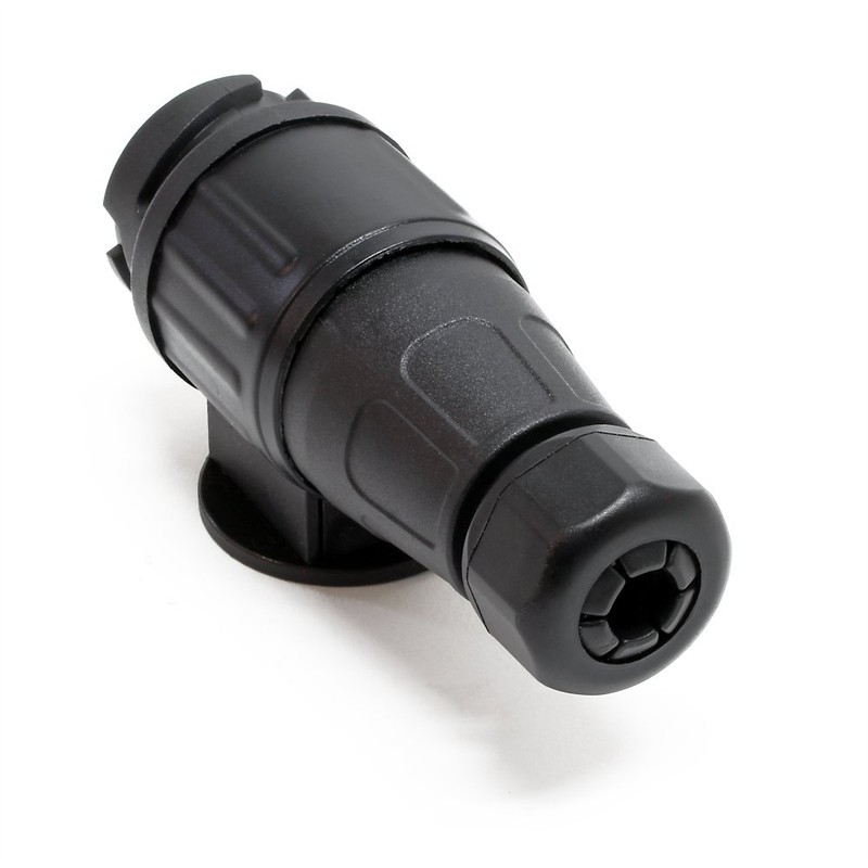 Wiltec Trailer Plug 13-Pin 12 V, Plastic Adapter for Car