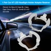 1 Pair H7 LED Headlight Adapter Bulb Base Holder Socket