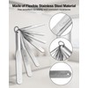 7 Pcs Flexible Multipurpose Caulking Spatula, Stainless Steel Caulk Tool