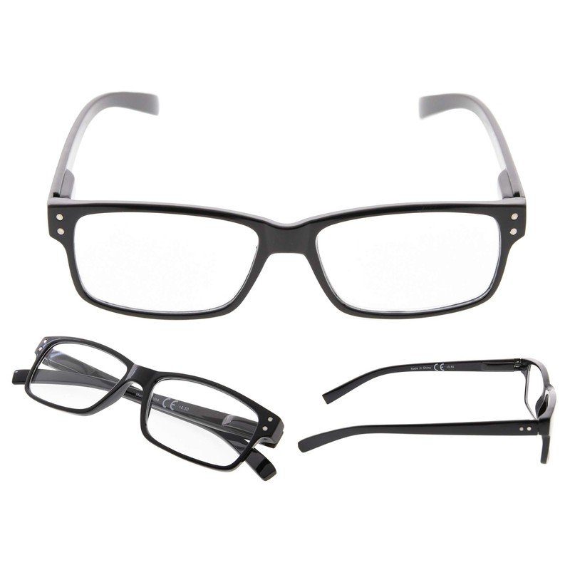 Gr8Sight Reading Glasses 6-Pack Spring Hinges Includes Sunshine Readers