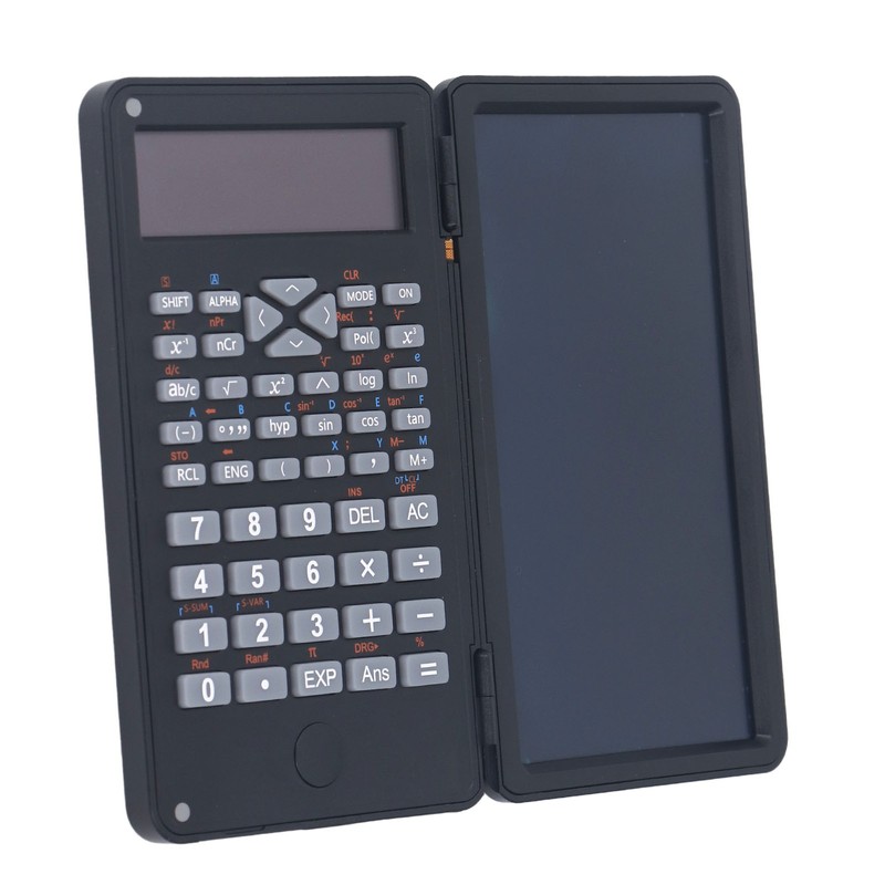 Scientific Calculator Multifunctional Function Calculator with Erasable Writing Board for