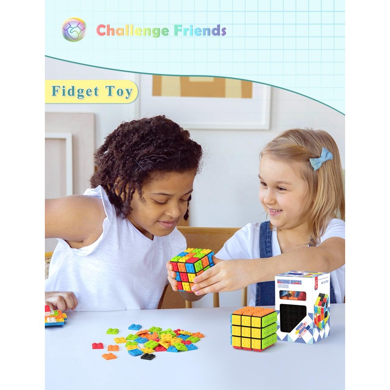 ROXENDA 3 x 3 x 3 Rubik's Cube, Brick Magic