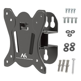 Maclean MC-415 TV Wall Mount, Tilt/Swivel Bracket for 13-32 Inch LED/LCD/OLED/QLED/Plasma TVs or Monitors, Max VESA 100 x 100 mm, up to 30 kg