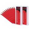 Gomake 9mm Utility Knife Replacement Blades,30 Degree Snap Off Carbon