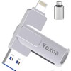 Yoxoa MFi Certified 512GB Flash Drive for iPhone & iPad,