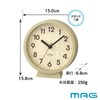 Mag Small Compact Wall Clock, Wall Clock, Table Clock, Dual