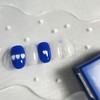 Blue Rub Nail Tips - Coffin Egg / 블루럽 네일팁