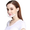 Mouth Shield, Face Shield, Clear Anti-Fog, Adjustable Elastic Strap. PVC