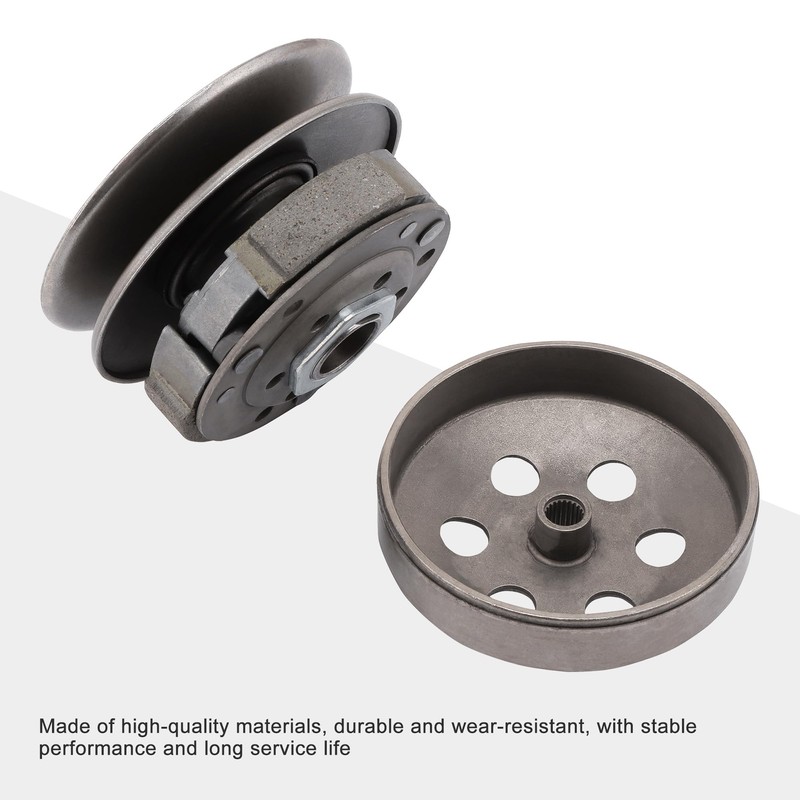 GOOFIT Complete Clutch Assembly Rear Clutch Replacement for GY6 49cc