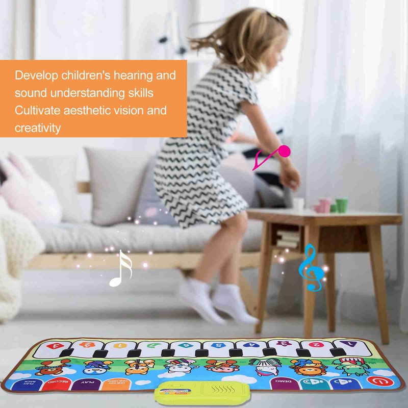 Piano Mat Electronic Child Play Carpet Educational Musical Instrument Mat