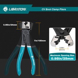 LIBRATON Hose Band Pliers Hose Clamp Pliers Hose Clip Pliers CLIC CLIC-R Hose Clamp Removal Tool