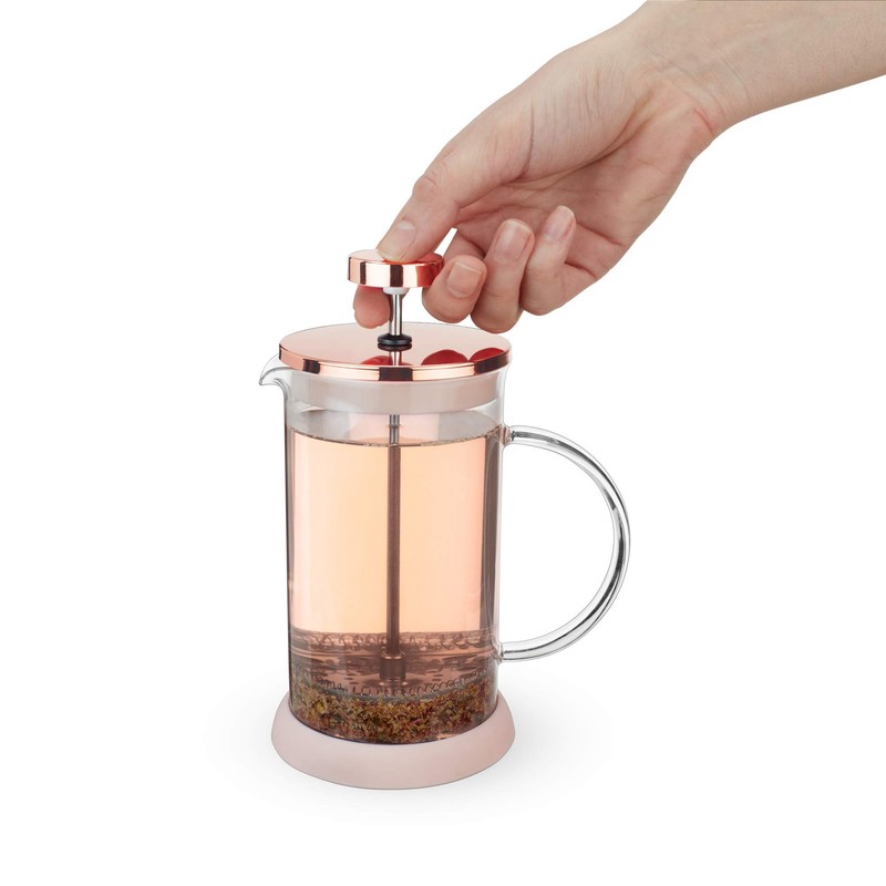 Pinky Up Riley Mini Glass Tea Press Pot, Coffee Maker,