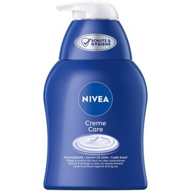 Nivea Creme Care Cream Soap (1 x 250 ml), Hand Soap with Nivea Cream Fragrance and Ingredients, Soap for Protection and Hygienically Clean Hands