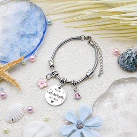 Geschenk Schwester für Schwester Geburtstag Kleinigkeit Beste Grosse Große Schwestern Geschenke Geschwister Schwesterherz Abitur Schulabschluss Geburtstagsgeschenk Geschenkideen Weihnachten Armband