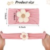 4 Pcs Baby Bow Headbands Flower Baby Girls Headband Nylon