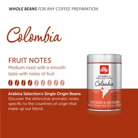illy Coffee Beans, Luxury Arabica Coffee Beans Selection, Colombia, 250 g