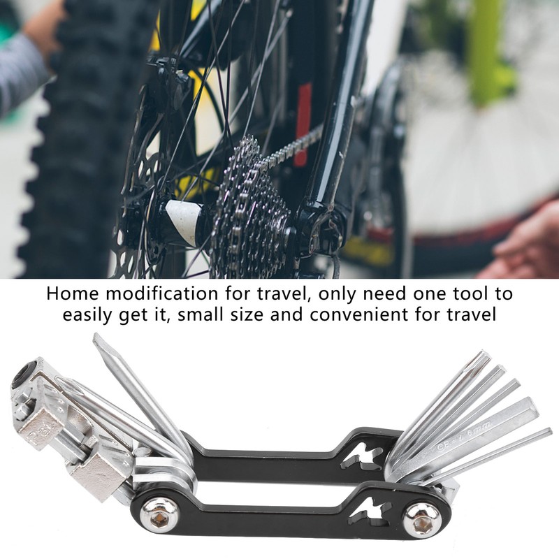 10 in 1 Bicycle Repairing Set Wrench Screwdriver Chain Breaker