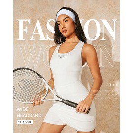 Tumurup Women's Sports Headband, 7 Pieces Hair Band, Women's Thin Elastic Hair Bands, Non-Slip Headband, Soft Hair Band, Yoga, Fitness, Running