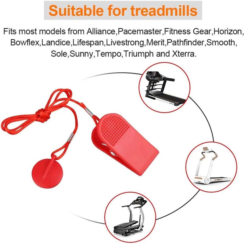 zalati Treadmill Safety Key Universal Treadmill Magnet Security Lock Emergency