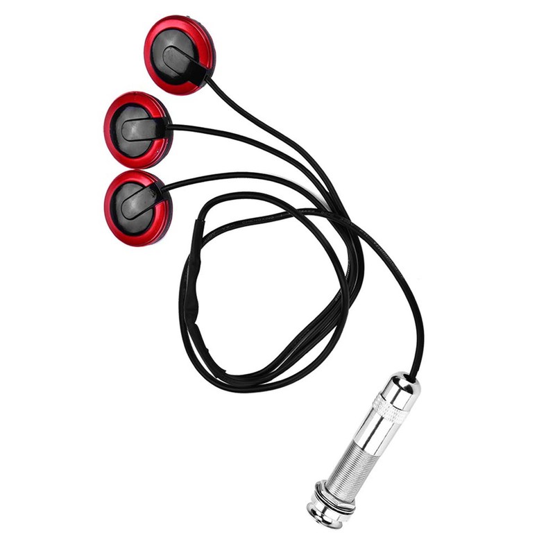 Self adhesive Piezo Transducer Microphone Pickup with Endpin Jack for