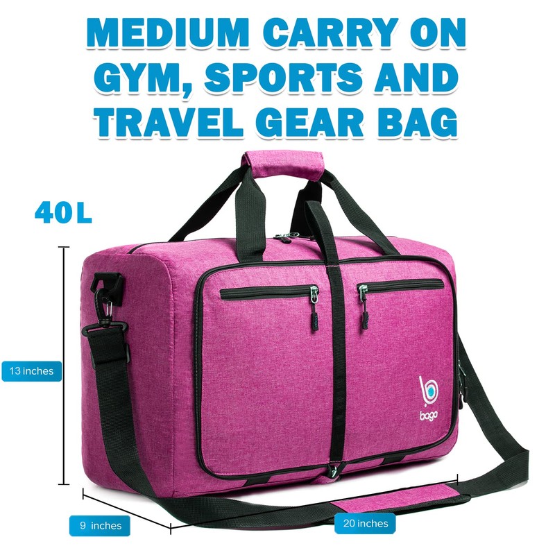 bago Holdall Bags for Men & Women - 40L Spacious
