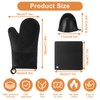 6 Pcs Oven Mitts and Pot Holders Sets for Kitchen,