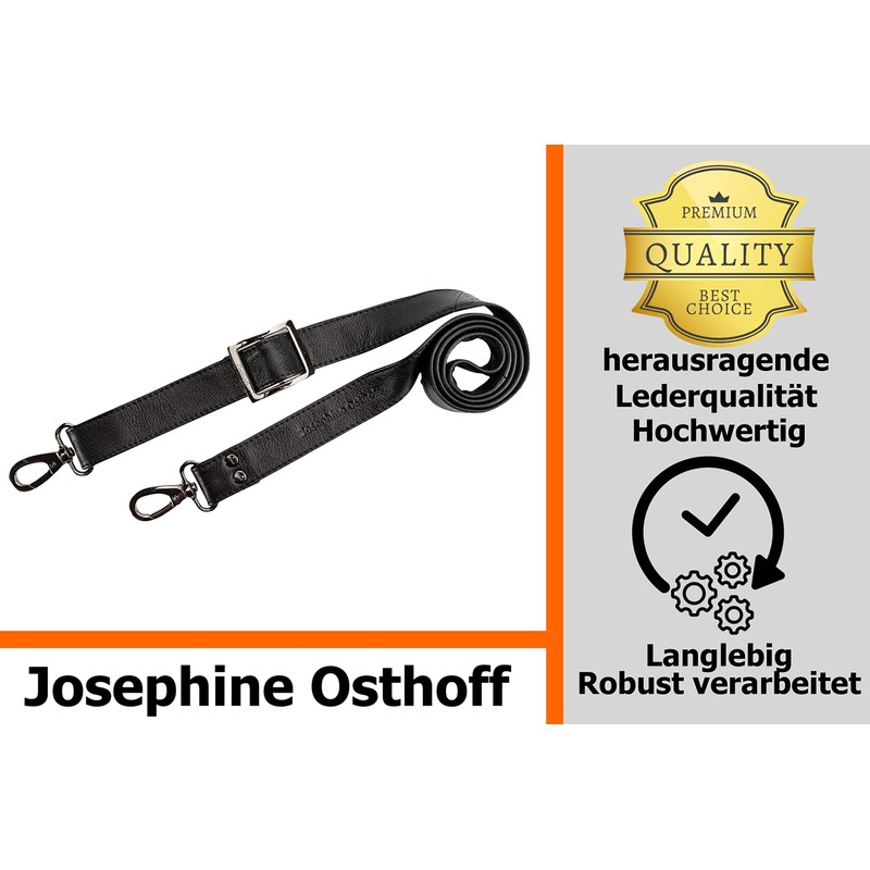 Josephine Osthoff Shoulder Strap Genuine Leather Replacement Strap Crossbody Strap