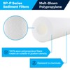 SpiroPure SP-P1-20 20x2.5 1 Micron Spun Melt-Blown Polypropylene Sediment Water