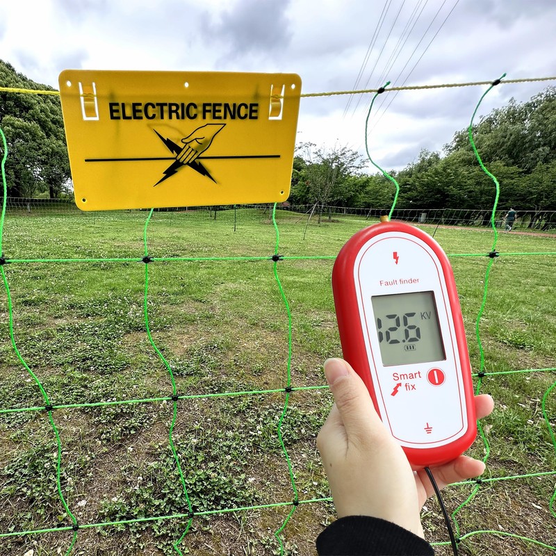Electric Fence Voltage Tester, Handheld Fence Fault Finder Fence Tester