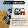TXRXIZ Ignition Switch Key, Compatible with Honda ATV Rancher 350