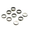 SOXEMAN 9 pieces/set of men's rings set (3 of which