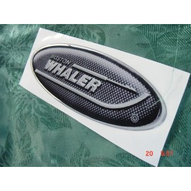 seat rear BOSTON WHALER EMBLEM NEW 5-3/4 LONG X 2" HIGH GENUINE USA SEAT BACK AREA  MORE