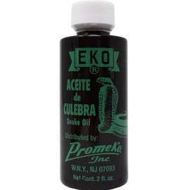 EKO Snake Oil, Aceite de Culebra, 2 fl. oz., Black Bottle