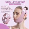 Landrain V-shaped double chin remover mask, face tape lifting face