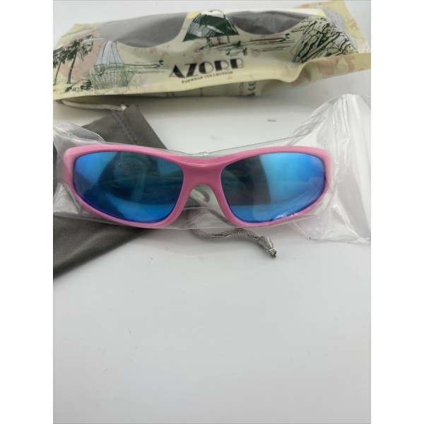 AZorb TWO AZorb Sports Polarized Kids Sunglasses Rubber Flexible Frame