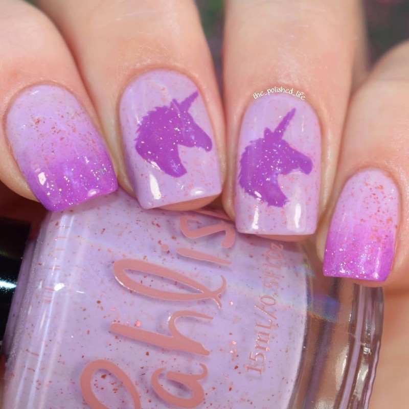 Whats Up Nails - Unicorn Head Vinyl Stencils for Nail
